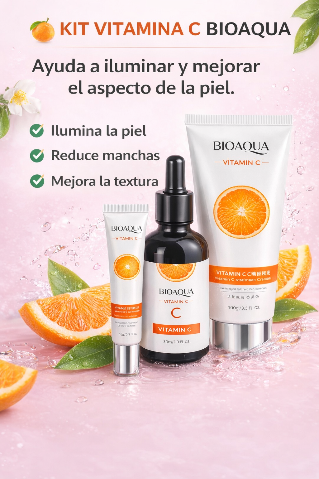 KIT VITAMINA C BIOAQUA X3